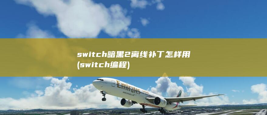 switch暗黑2离线补丁怎样用