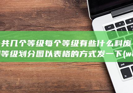 每个等级有些什么料