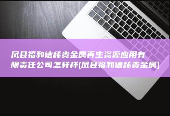 凤县福和德稀贵金属再生资源应用有限责任公司怎样样