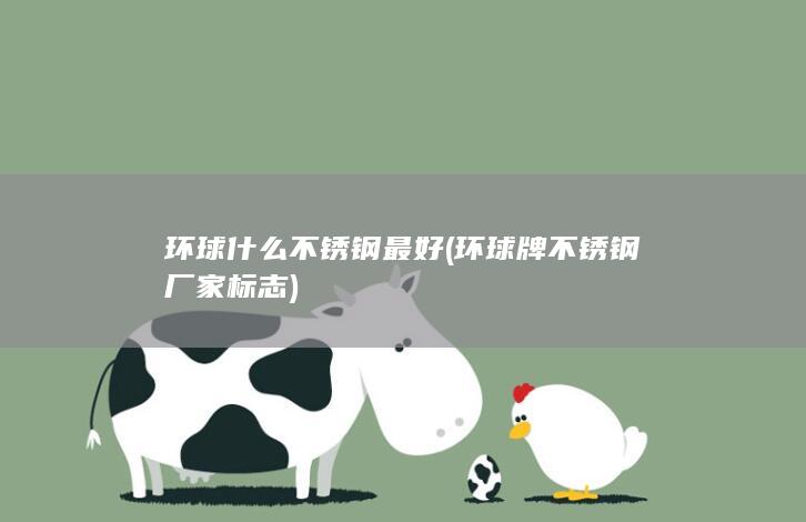 环球什么不锈钢最好