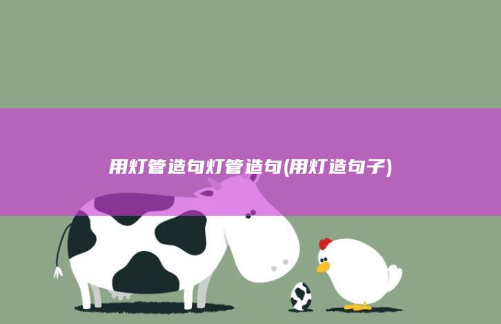 灯管造句