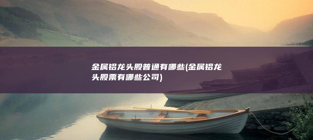 金属铝龙头股普通有哪些