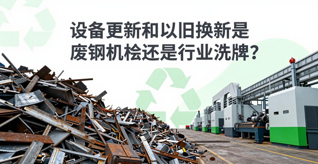 大规模设备更新 消费品以旧换新 废钢产业链_废钢回收jqw