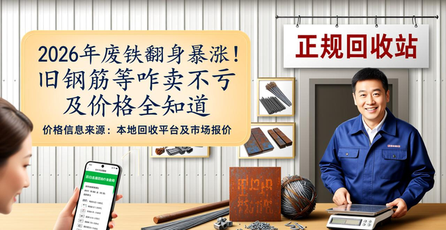 2026年废铁价格趋势_普通人卖废铁技巧_回收废钢废铁