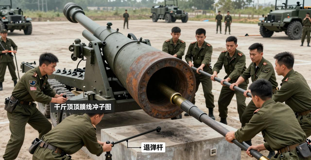 千斤顶顶膛线冲子图_炮弹卡膛线_炮管膛线铜带