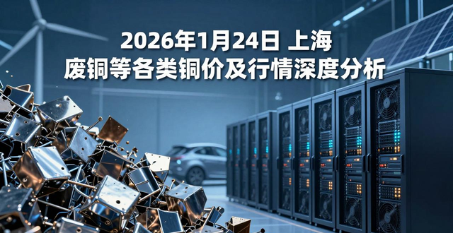 今日铜价多少钱一吨_上海废铜今日铜价_2026年1月24日黄铜最新价格及行情深度分析