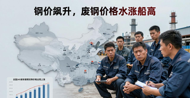 钢价上涨趋势_废钢价格走势分析_废钢与成品钢材差价