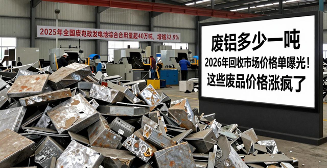废铝多少一吨_2026年回收市场价格_稀有金属按克算几百元