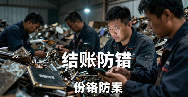 废铜铝回收_避免被压价技巧_废品回收站结账明细拍照留证