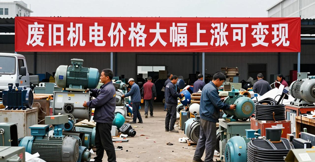 废旧机电回收价格_废铁废钢废铜废铝回收_高价值废旧设备变现
