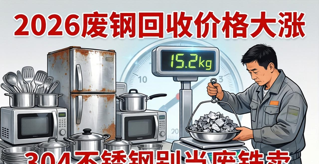 2026年废品价格涨幅_回收废钢_7类最值钱旧物价格表