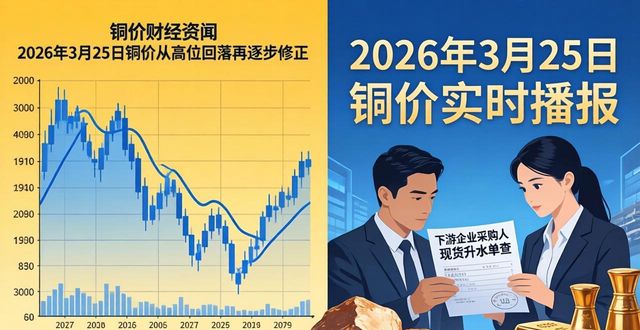2026年3月25日铜价实时播报及市场走势分析_废铜价格最新行情2026_铜价涨跌核心成因分析