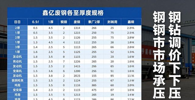 废钢铁价格多少钱一吨_废钢价格调整明细_钢厂调价汇总明细