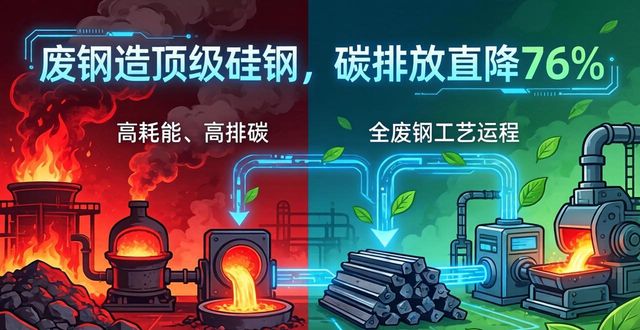 全废钢工艺生产高等级绿色低碳取向硅钢_太钢硅钢研究所全废钢工艺研发_废钢加工设备