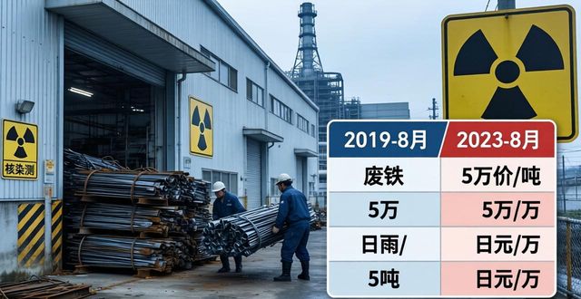 废钢放射性_福岛核事故废铁私自售卖_日方核事故处理不当