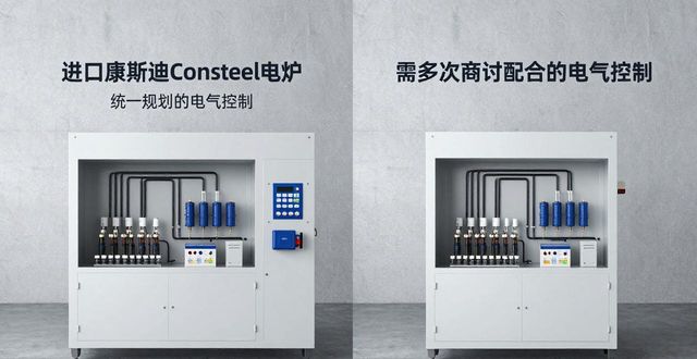 国产水平加料电炉与进口康斯迪consteel电炉对比_电炉炼钢废钢预热水平加料电弧炉_废钢预热连续加料工艺