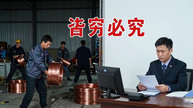 企业铜线盗窃案_废铜回收加工_工友合伙盗取报废铜线案
