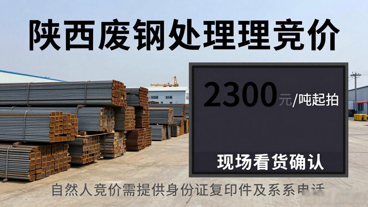 陕西环保公司100吨废钢轻薄料电子竞价_废钢处理_富宝资产电子竞价平台废钢竞标