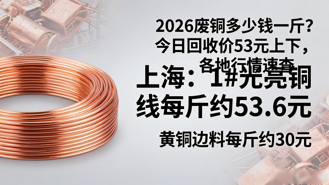 2026废铜多少钱一斤_今日废铜回收最新价格_2026年5月14日今日铜价多少一斤