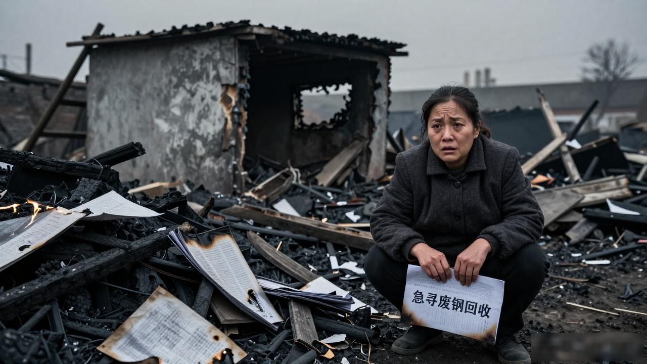 王秀彩废品站失火事件_石家庄废钢回收_石家庄井陉废品站火灾