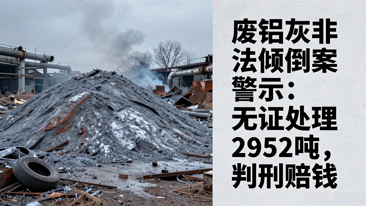 废铝灰_危险废物处置法律_非法倾倒废铝灰案例