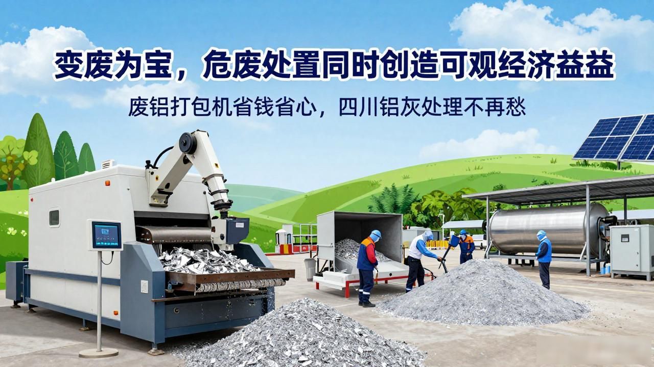 四川铝灰资源化生产线_巩义兴农机械铝灰处理设备_废铝打包机