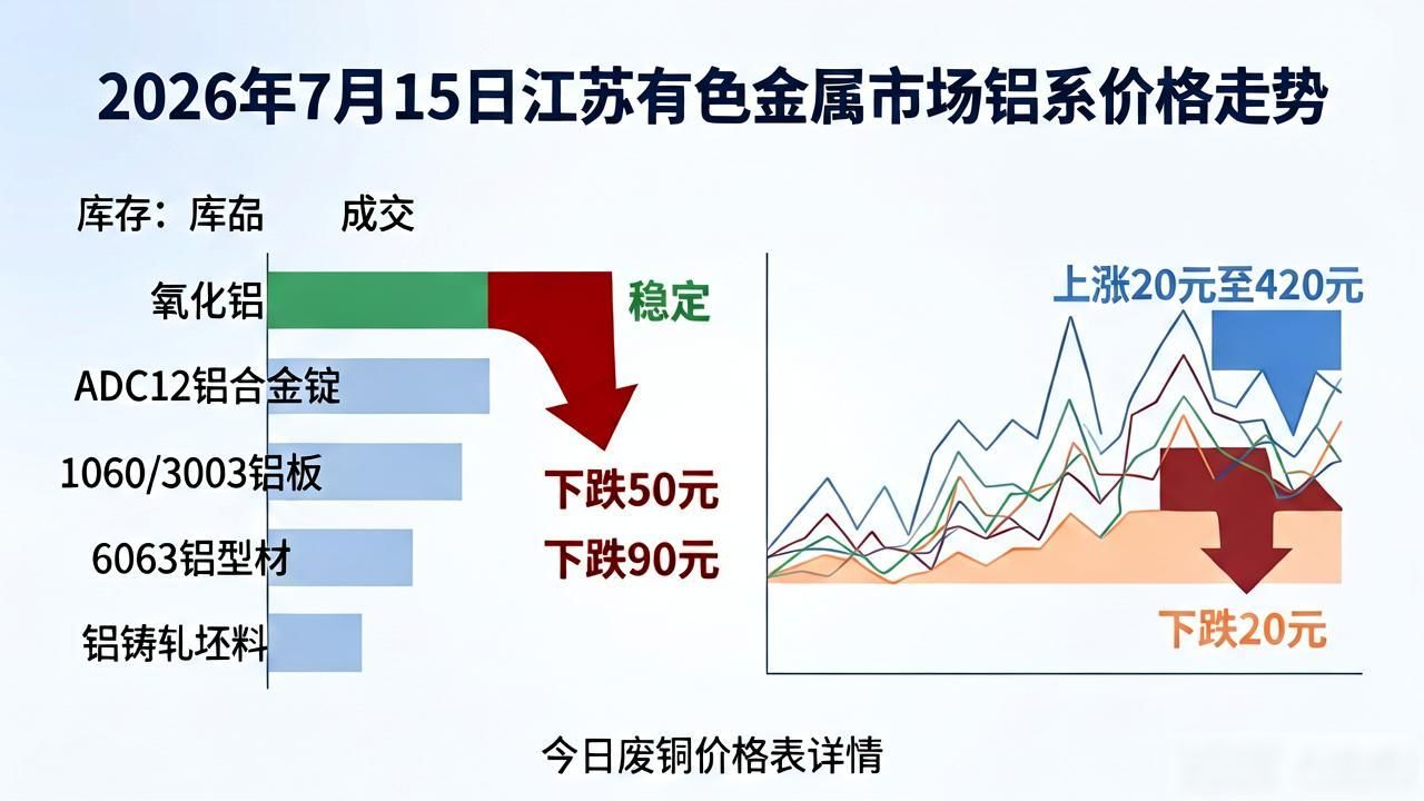 江苏有色金属现货市场行情_铜系全产业链强势上涨_今日废铜价格表
