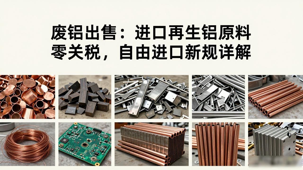 废铝出售_进口废铝海关编码 7602000040 7602000050 7602000030_符合国标再生铝原料 不属于固体废物 自由进口
