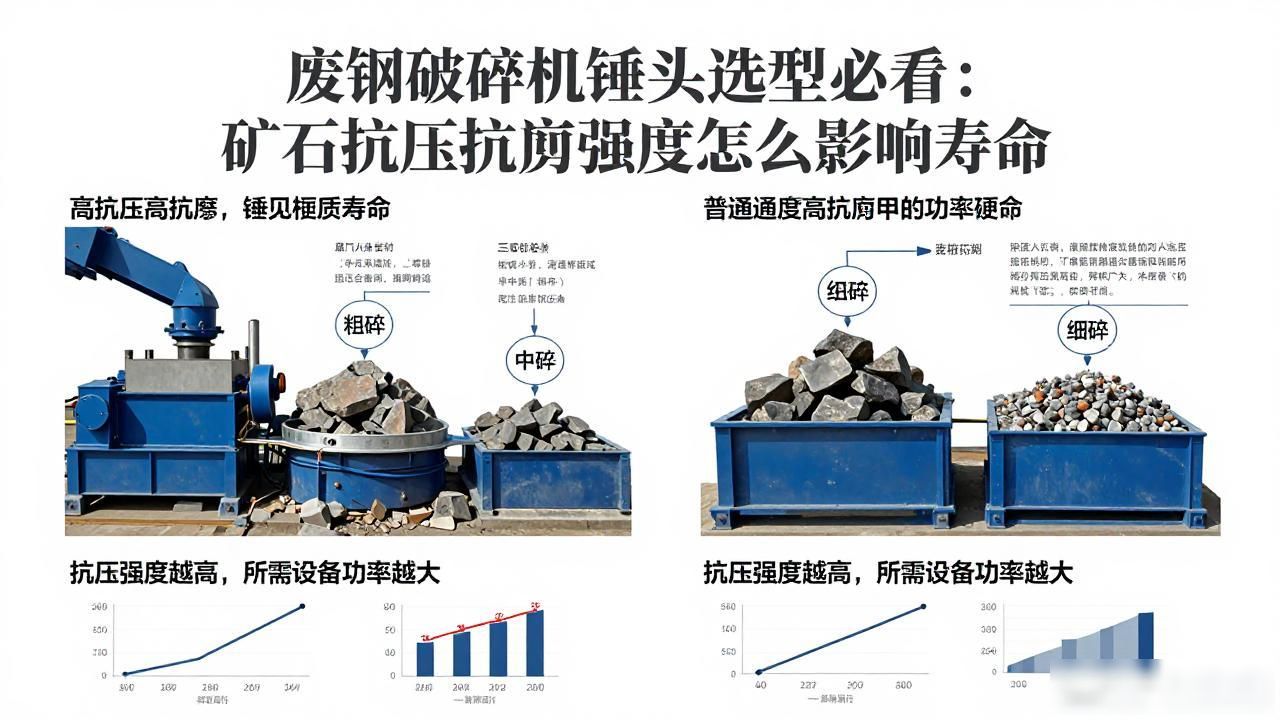 矿石抗压强度_抗剪强度_废钢破碎机锤头