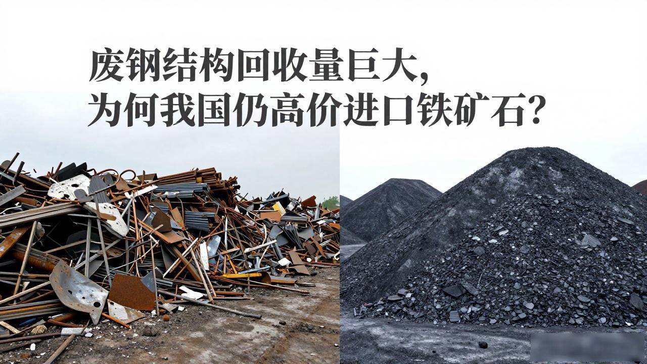 为何我国宁愿高价进口铁矿石不用废铁_每年上亿废钢去了哪_废钢结构回收