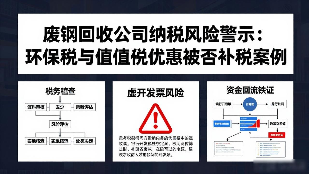 废钢回收公司纳税_环境保护税补缴案例_资源综合利用增值税稽查分析