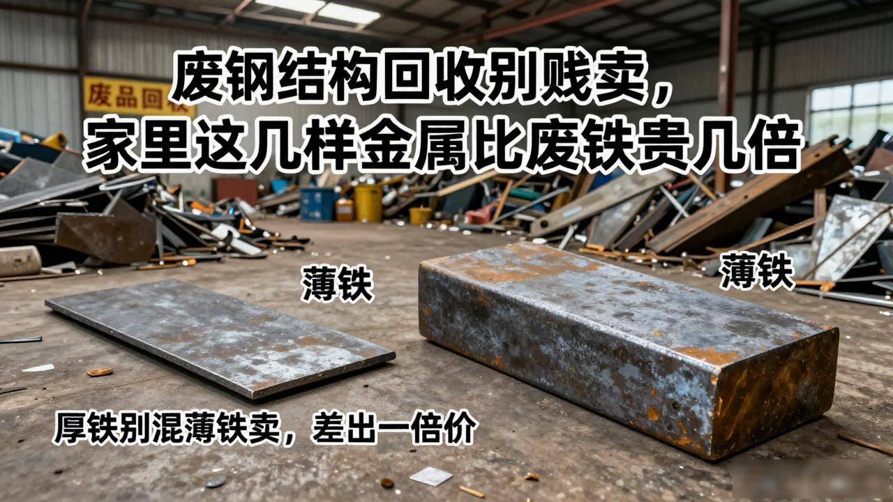 废钢结构回收_旧金属卖贵了_值钱的金属当废铁卖