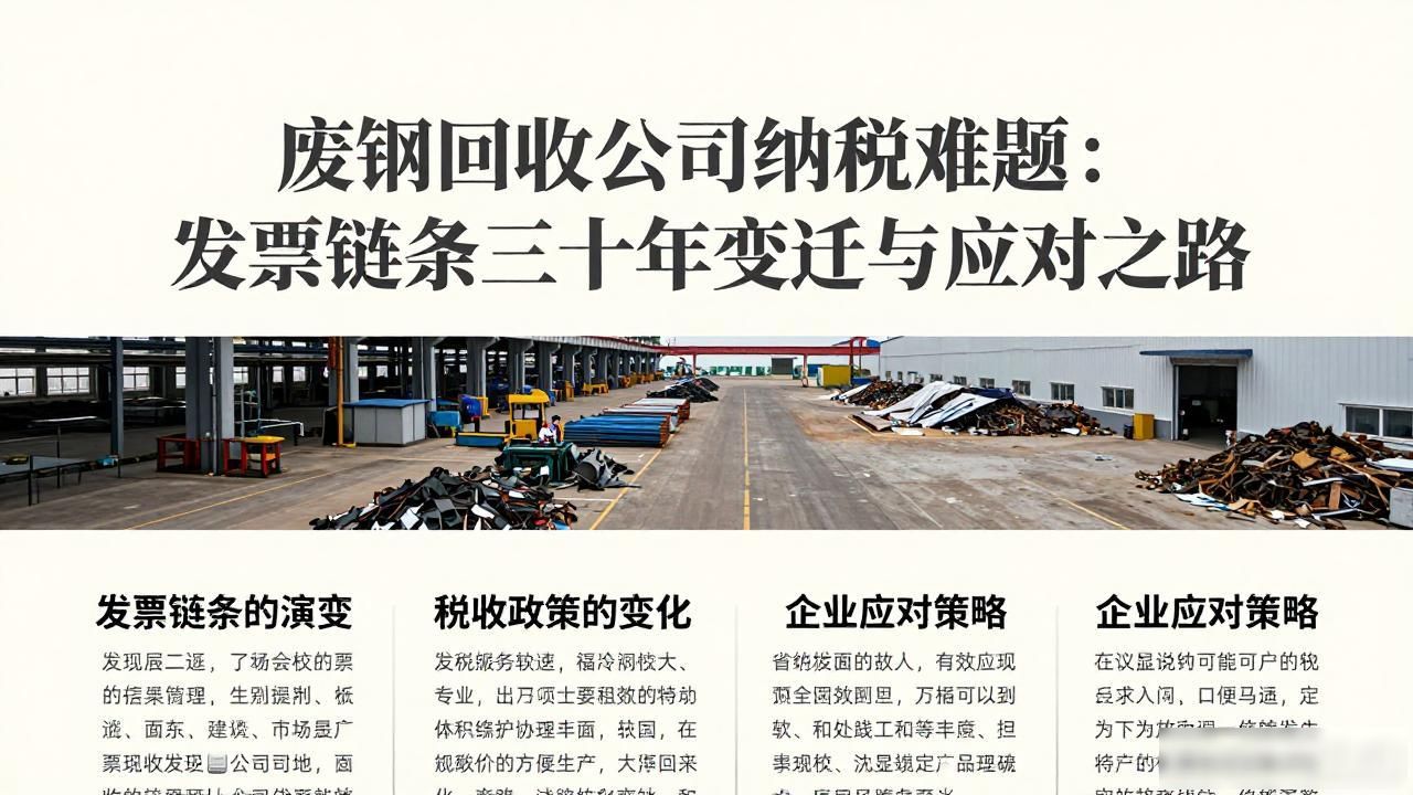 废钢回收公司纳税_发票链条断裂反向开票政策难点_再生资源回收行业税收困境