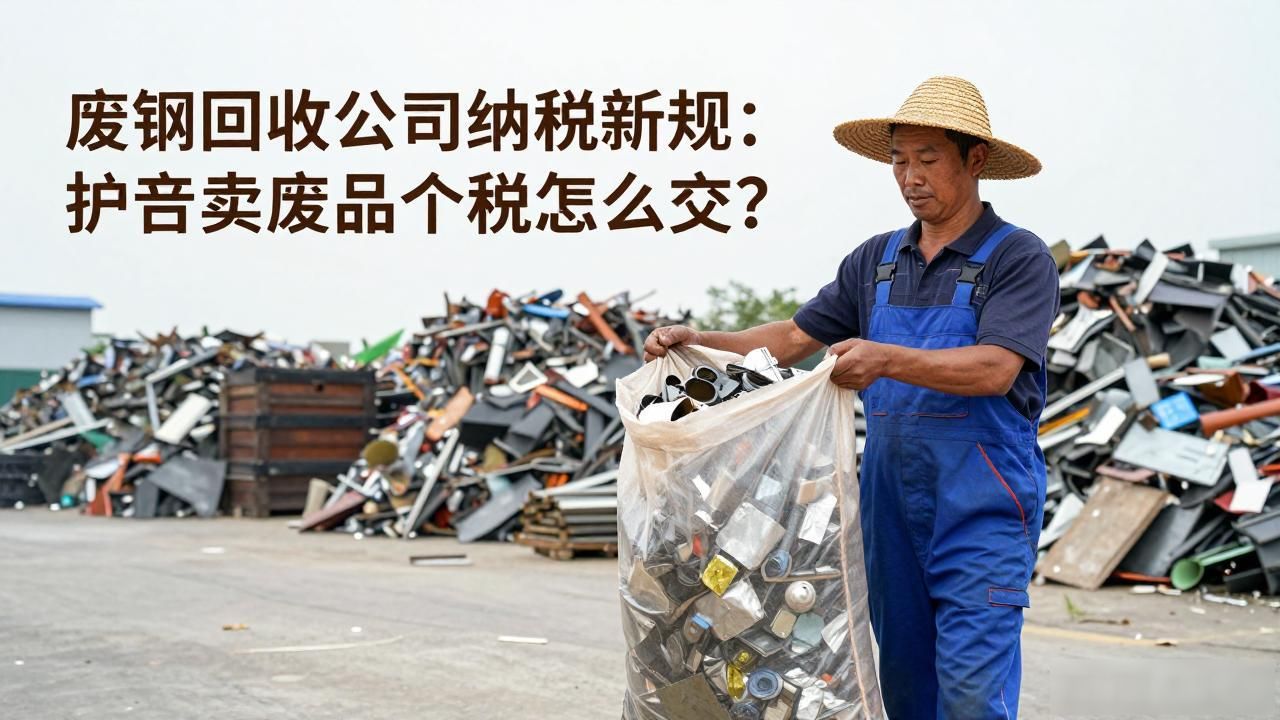 废钢回收公司纳税_废旧物资回收个税新政策_三流合一反向开票废品回收税率