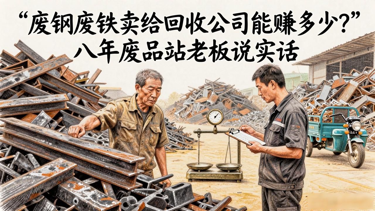 开废品站发家故事_废品站经营管理经验_废钢废铁卖给回收公司可以赚多少