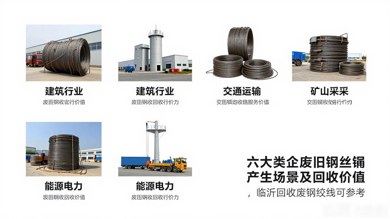 临沂回收废钢绞线_废旧钢丝绳产生场景_闲置报废钢丝绳处置风险