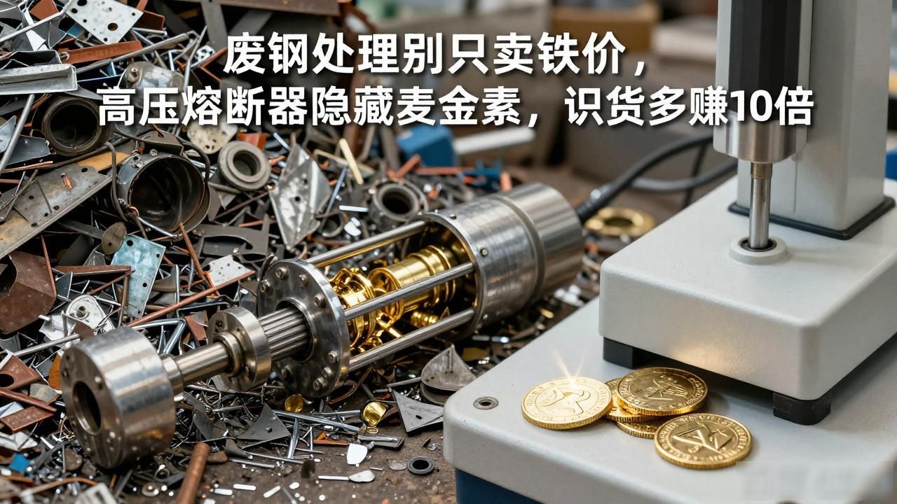 废钢处理_高压熔断器回收_保险管贵金属识别