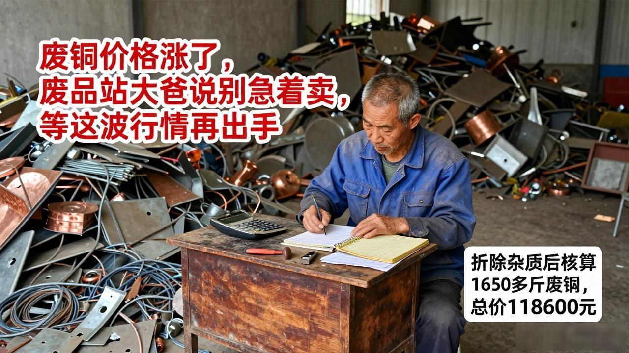 江南水乡老人攒废铜十四年卖十一万八、大伯攒铜攒了十四年、老人攒废铜攒了十四年_废铜的价格