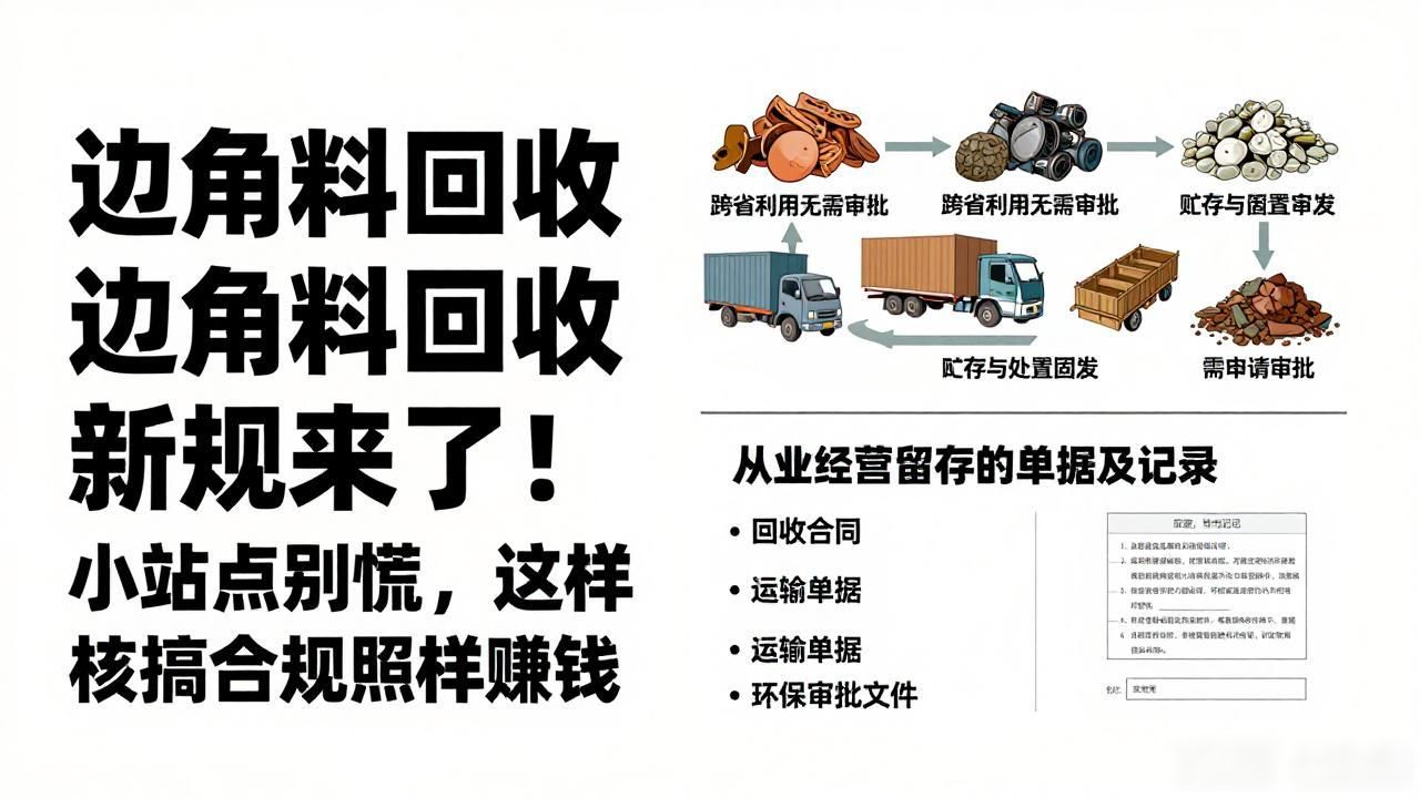 废品回收全流程管控_固体废物信息化可追溯_边角料回收