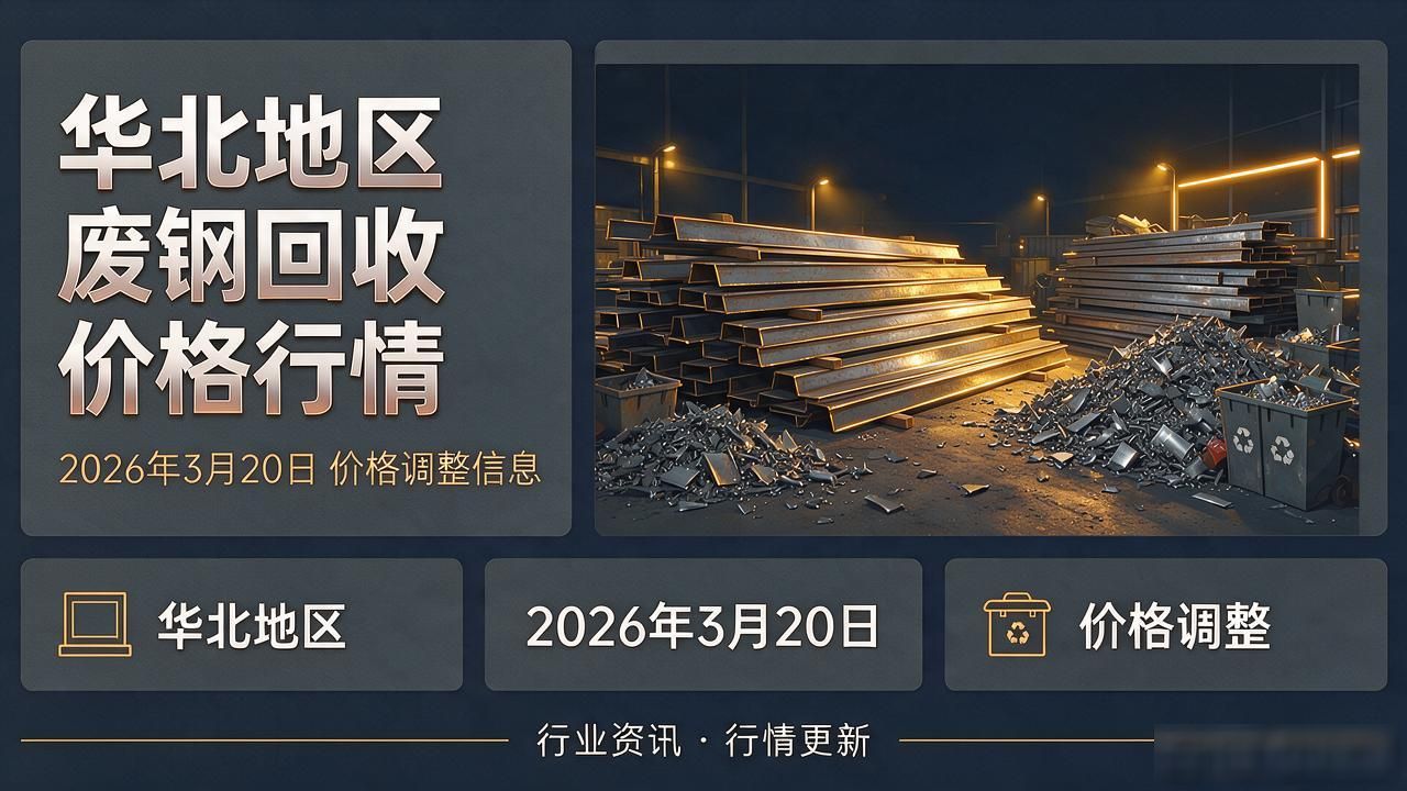 2026年3月20日废钢价格行情_华东地区废钢价格调整_回收废铁废钢