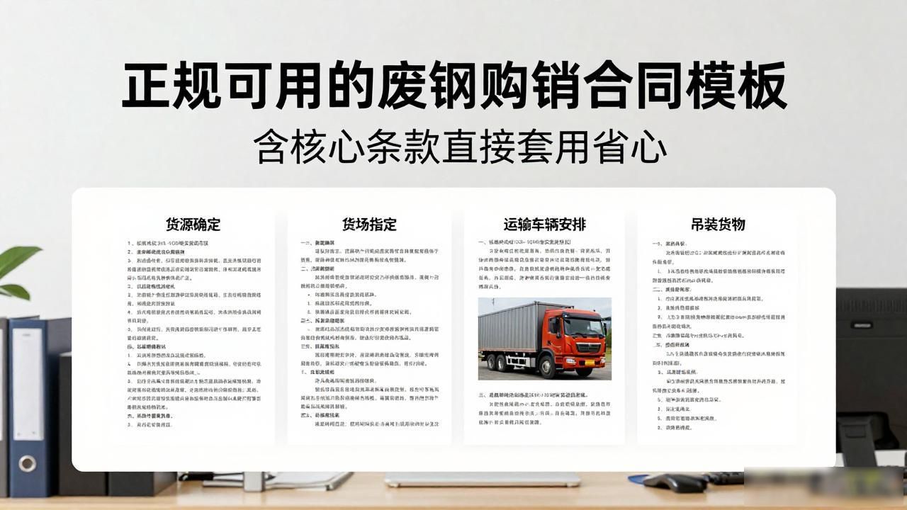 废钢采购合同范本_废钢采购合同模板_废钢购销合同