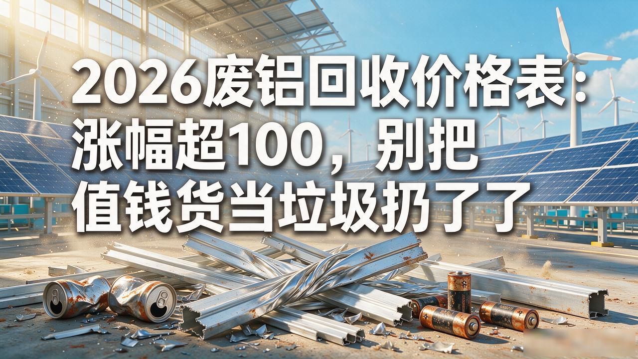 2026废铝回收价格表_废铜价格暴涨100%_废铝逆袭家家户户都能攒