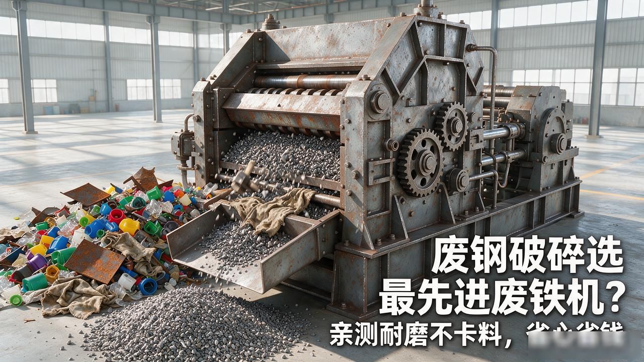 固废处理撕碎机_马鞍山长鸿撕碎机_最先进废钢破碎废铁机