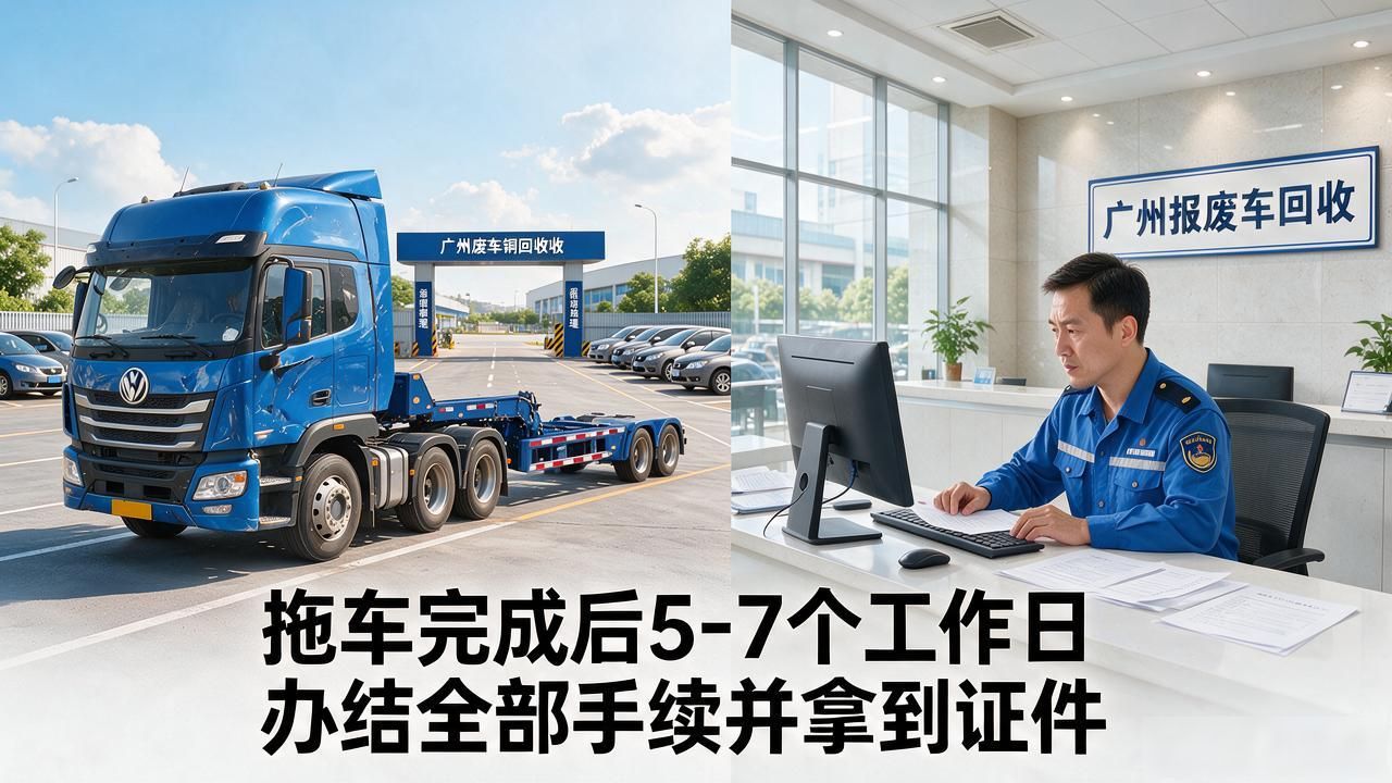 华诚报废汽车回收拆解有限公司_广州废旧小车报废流程_广州回收废铜