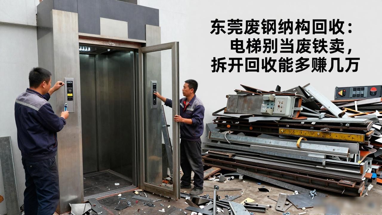 东莞城市更新电梯回收_厚街旧改电梯处置_东莞废钢结构回收